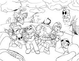 The fastest in the universe. 100 Coloring Pages Mario For Free Print Mario And Luigi Coloring Pages