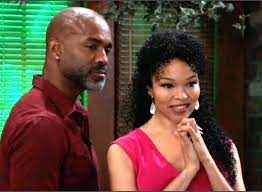 General Hospital - Curtis Ashford (Donnell Turner) Portia Robinson (Brook  Kerr) - Soap Opera Spy