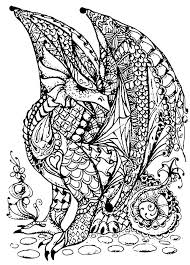 Simply click on the image and a pdf file will automatically download. Free Printable Dragon Coloring Pages Adult Free Printable Dragon Adult Coloring Books Variable