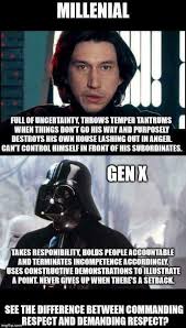 Millenials Vs Gen X Star Wars Edition Http Ift Tt 2ipmzwm Star Wars Facts Star Wars Humor Star Wars Memes
