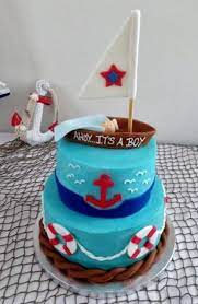 If you are expecting to be a part of a baby shower party in family or in neighborhood, then the thing that you will have always on brain is to plan a. Sailboat Nautical Theme Baby Shower Cake For Boy Jpg Baby Shower Cakes For Boys Nautical Baby Shower Cake Baby Shower Cakes