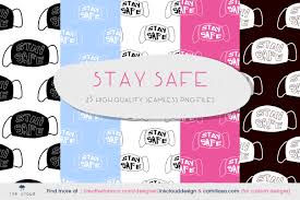 Download 23 Seamless Face Mask Patterns Virus Safe Spray Clipart 672518 Patterns Design Bundles PSD Mockup Templates