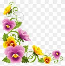 Download Flower Corner Border Png Clipart Borders And Flower Borders Corner Png Transparent Png Flower Art Clip Art Rose Clipart