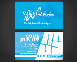 Church business cards check out our 8 designs for church business cards; Bold Playful Church Business Card Design For Wendell Baptist Church By D Scre8tivmedia Design 10998141