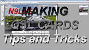 Choose from selection of business card templates and then proceed. Making Qsl Cards Tips And Tricks Youtube
