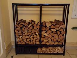 Kaminholzstander Kaminholzregal 120x120x30 Kaminholzregal Innenarchitektur Wohnzimmer Kaminholz