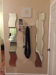 This Entry Way 1 As You Enter The Apartment Nothing To Fancy Or Expensive All Is Affordable I M Just Loving The Wa House Organisation Ikea Mirror Home Decor
