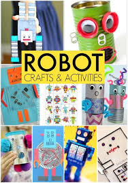 The extensive kit lets a child build and. Robot Activities And Crafts For Kids The Ot Toolbox Robot Craft Craft Activities For Kids Robot Activity