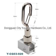 China B Cable Suspension Clamp String Light Hanging Kit For Banner China Wire Rope Gripper Light Suspension Kit