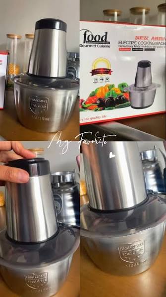 🔪✨ *Picatodo Eléctrico SOKANY Wonder Chopper SK-7020*✨🥩 ⚡ Potente motor  de 400W Pica carne, verduras, frutas y más en segundos. 🥣 Gran capacidad  2.0L Recipiente amplio ideal para preparar grandes cantidades. 🔄