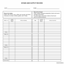 Printable Fluid Intake Charts Printabler Com