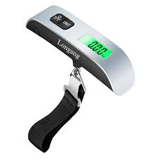 Amazon.com: Longang 110 Pounds Digital Hanging Luggage Scale with Backlit  for Travel, Rubber Paint Handle and Battery Included : Clothing, Shoes &  Jewelry