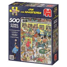 Jumbo Comic Jigsaw Puzzle Candy Factory By Jan Van Haasteren 500 Piece New Puzzle Games Jigsaws Puzzles