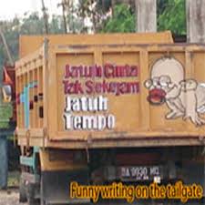 Tulisan di truk yang lucu. Tulisan Lucu Di Bak Truk For Android Apk Download