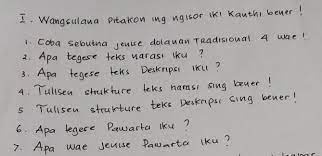 What (apa), yaiku ingkang didadosake berita utama. Plisss Di Jawab Dengan Benar Yyyy Brainly Co Id