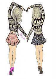 We always take a selfie and. Cartoon Girls Cartoon Bff Bestie Cute Drawings Novocom Top