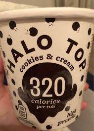 · find us on instagram, . Halo Top Cookies Cream