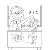 Supercoloring.com is a super fun for all ages: Welcome To Kindergarten Coloring Page Coloring Sky