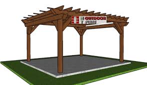 A patio pergola can dress up an outdoor entertainment area especially with lights and a bar top. 12x14 Pergola Plans Free Pdf Download Myoutdoorplans Free Woodworking Plans And Projects Diy Shed Wooden Playhouse Pergola Bbq