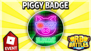 How To Get Piggy Rb Battles Event Badge Roblox Youtube