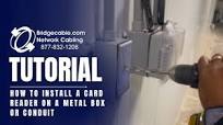 Example of Installing Card Reader on Metal Box or Conduit | Access Control  System Training | Guide