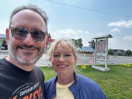 Visiting Threadline Alaska quilt shop in Palmer