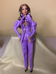 Natalia Fatale by Integrity Toys Fashion Royalty line, the ultimate  girl-boss in Rimdoll suit.