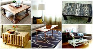 Hello looking for the plans to the dining table with bench, with white hide. 50 Free Diy Coffee Table Plans Anyone Can Build In Low Cost
