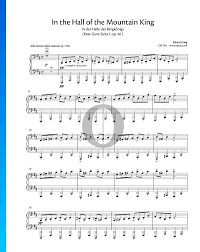 Marcato (musik) (musik), hervorgehoben, hervorstechend, mit stärkerer betonung, wie im redevortrag der schärfere accent. In Der Halle Des Bergkonigs Noten Piano Solo Pdf Download Streamen Oktav