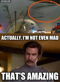 Woman From Germany Accidentally Drove Up A Tunnel Wall And Ended Up Making A Looping Pinterest Humor Humor Funny Pictures