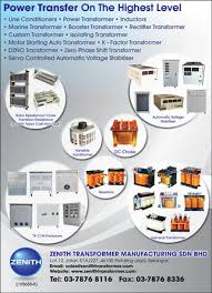 Thousands of companies like you use panjiva to research suppliers shipper (original format). Zenith Transformer Manufacturing Sdn Bhd Transformers In Malaysia