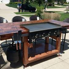 Other Custom Built Hibachi Table Poshmark Outdoor Bbq Kitchen Outdoor Kitchen Patio Diy Outdoor Kitchen