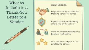 Maybe you would like to learn more about one of these? Examples Of Business Thank You Letters For A Vendor