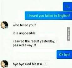 Rip English May God Blast You 9gag