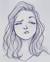 Cute Beautiful Girl Drawing