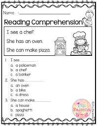Free Reading Comprehension Reading Comprehension Kindergarten Reading Reading Comprehension Kindergarten