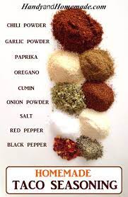 Diy Homemade Taco Seasoning Handy Homemade Homemade Taco Seasoning Recipe Seasoning Recipes Homemade Tacos