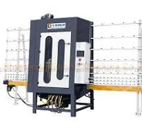Automatic Glass Frosting Machine Vertical Sandblasting Machinery