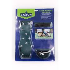 You just need a couple of pretty thick boards and some nails as well as something to secure your aerators to your shoes. Saxon Lawn Aerator Sandals Bunnings Australia