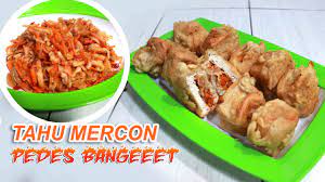 Tahu Mercon Tahu Isi Jamur Super Pedas Youtube