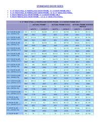Standard Garage Doors Sizes For Your Home Sweet Home Amaza Design