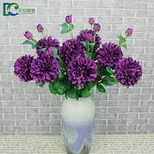 Artificial dahlia flowers for sale. Manufacture Artificial 2 Flower Head Purple Dahlia Flower For Wedding Decoration Buy Artificial Flower Artificial Dahlia Flower Artificial Flower For Wedding Decoration Product On Alibaba Com