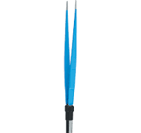 Pince Bipolaire Droite Générique pour Bistouri Électrique - Acier Inoxydable