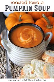 Serve This Creamy And Delicious Roasted Tomato Pumpkin Soup With A Dollop Of Sour Cream A Loaf Of Warm C In 2020 Pumpkin Soup Savory Pumpkin Recipes Pumpkin Recipes