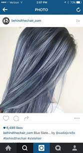 This combination is very popular and looks very trendy. 28 Ideas Hair Blue Grey Haircuts For 2019 Hair Styles Blue Ombre Hair Silver Blue Hair