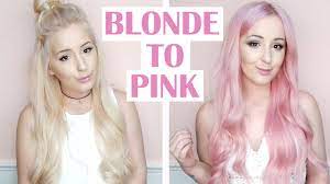 134 results for pink hair dye. How To Blonde To Pink Hair Tutorial By Tashaleelyn Youtube