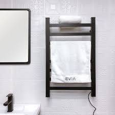 Chose a modern and stylish designer towel radiator at tap warehouse for huge discounts, free uk delivery* and a wide range of shapes, sizes and finishes. Evia Ev 130 Modern Simple Bathroom Ladder Heated Towel Rail Black Electric Towel Rack Buy Towel Rack Wall Mounted Towel Rack Black Towel Rack Product On Alibaba Com