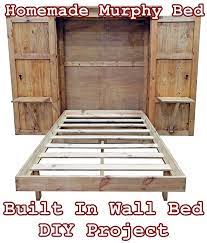 Homemade Murphy Bed Built In Wall Bed Diy Project Homesteading Tiny House Furniture Wall Bed Diy Murphy Bed Diy Tiny House Furniture