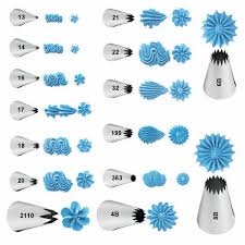 Wilton Open Star Decorating Tips New Assorted Sizes Cake Icing Decoration Tip