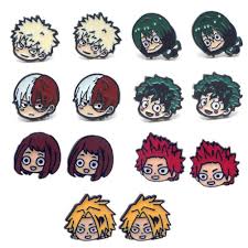 Maybe you would like to learn more about one of these? Buy Anime No Hero Academia My Hero Academia Pierce Ear Stud Kids Earrings Enamel Earrings Jewelry Gifts At Affordable Prices Free Shipping Real Reviews With Photos Joom